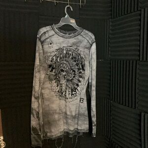 Affliction two sided long sleeve- 1 owner